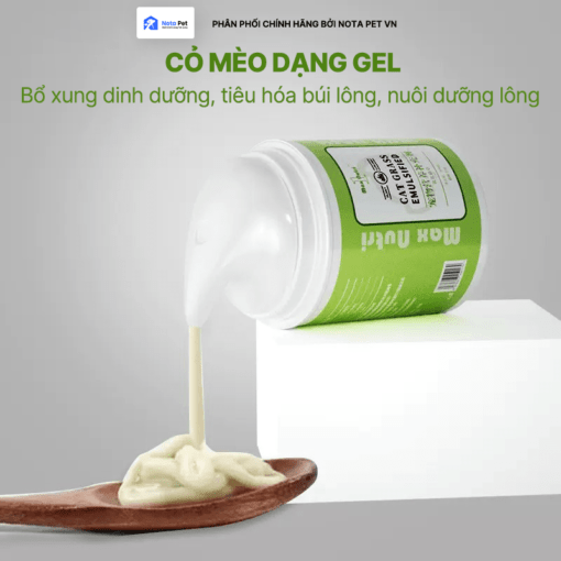 Chai cỏ mèo dạng gel, tiêu hóa búi lông, nuôi dưỡng lông mèo